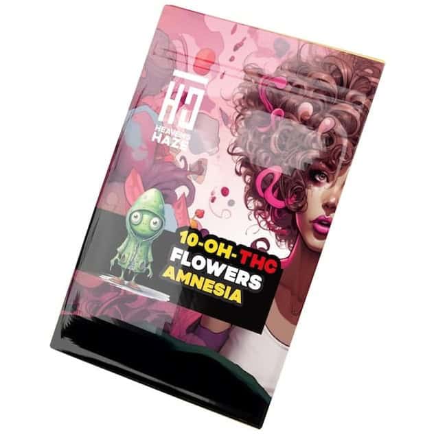 10 OH THC flowers Heavens Haze 1g amnesia