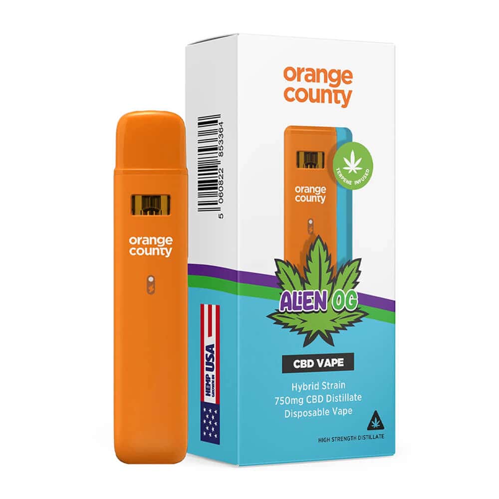 Alien OG CALI CBD vape pen Orange County 1ml