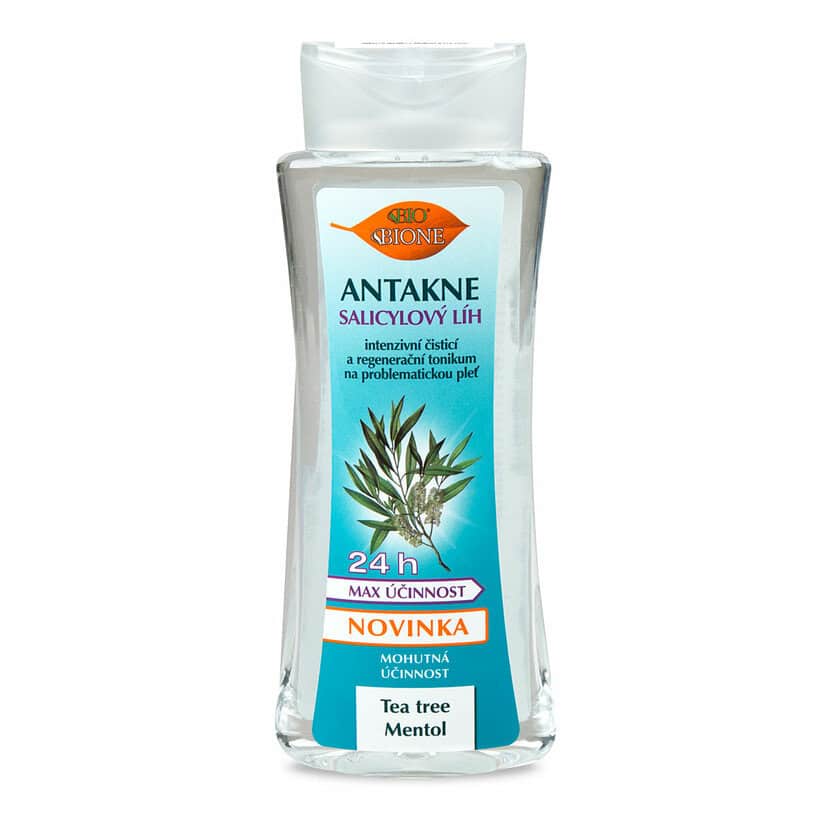 Antakne salicylovy lieh s Tea tree a mentolom Bione 255ml