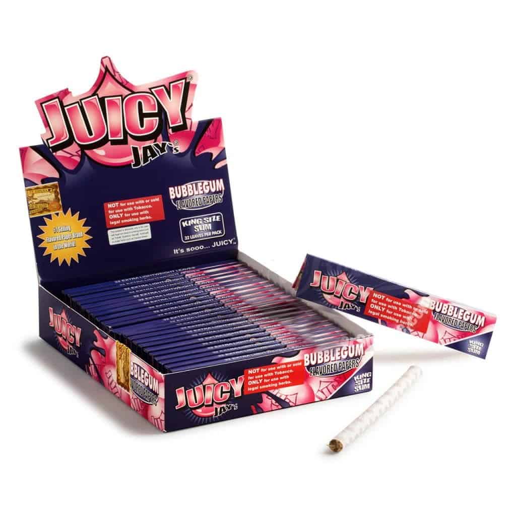 BUBBLEGUM Ochutene papieriky Juicy Jays