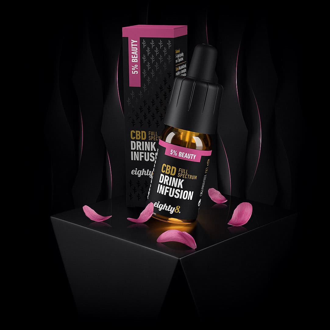 Beauty CBD kvapky 5% eighty8 10ml