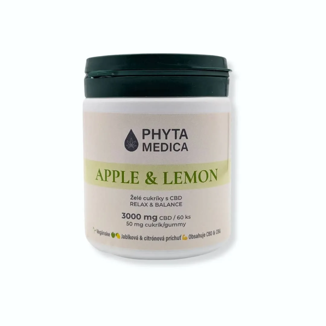 CBD CBG zele cukriky PHYTA MEDICA 60 ks