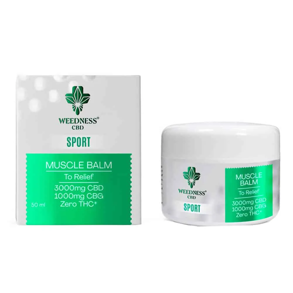 CBD balzam na ulavu od bolesti svalov CBG WEEDNESS 50ml