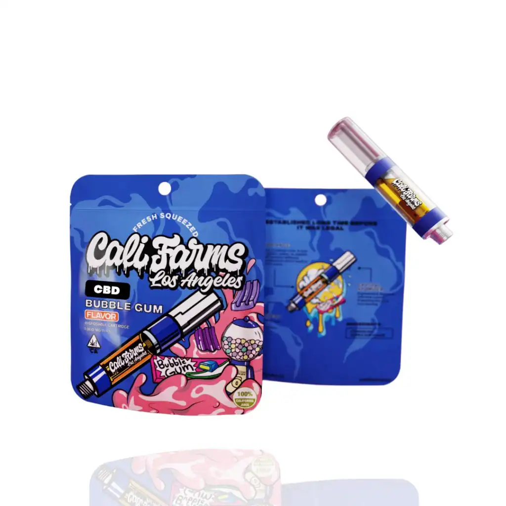 CBD cartridge Cali Farms 1ml bubble gum