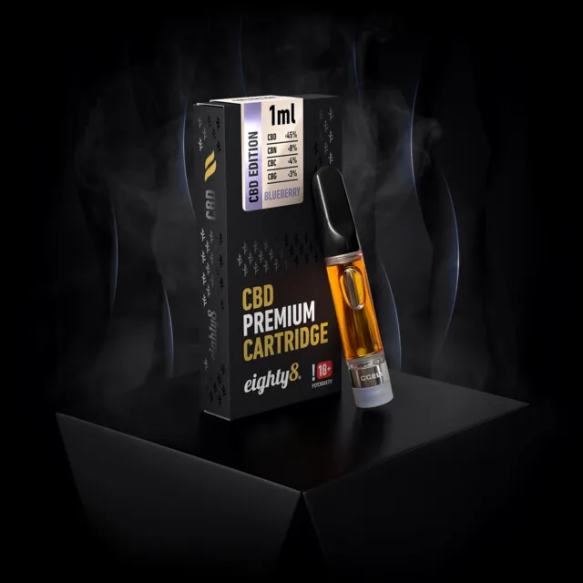 CBD cartridge eighty8 1ml blueberry