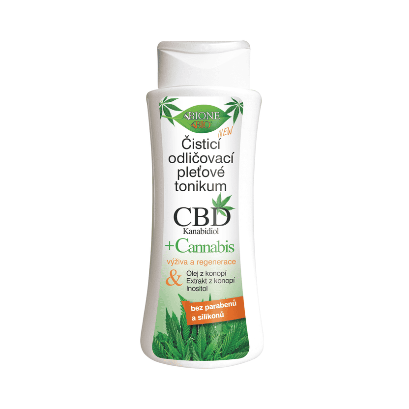 CBD cistiace odlicovacie pletove tonikum Bione 255ml