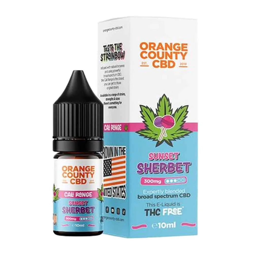 CBD liquid Sunset Sherbet Indica
