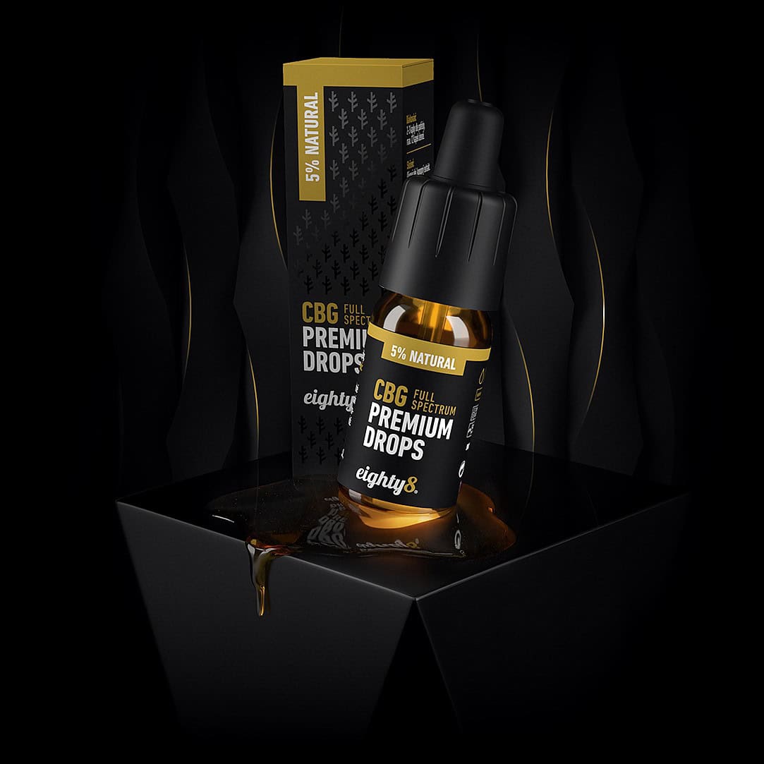 CBG kvapky 5% eighty8 10ml