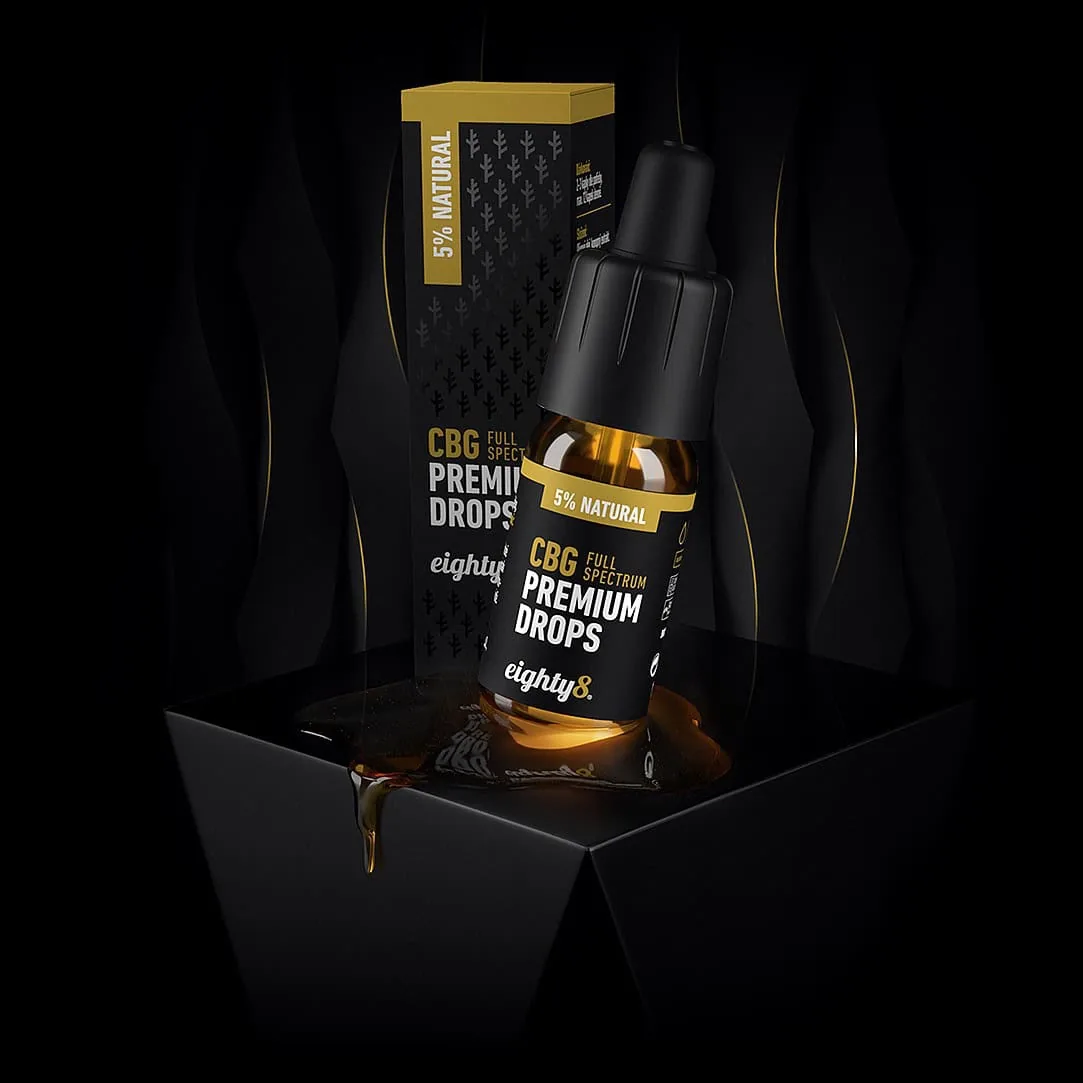CBG kvapky 5 eighty8 10ml