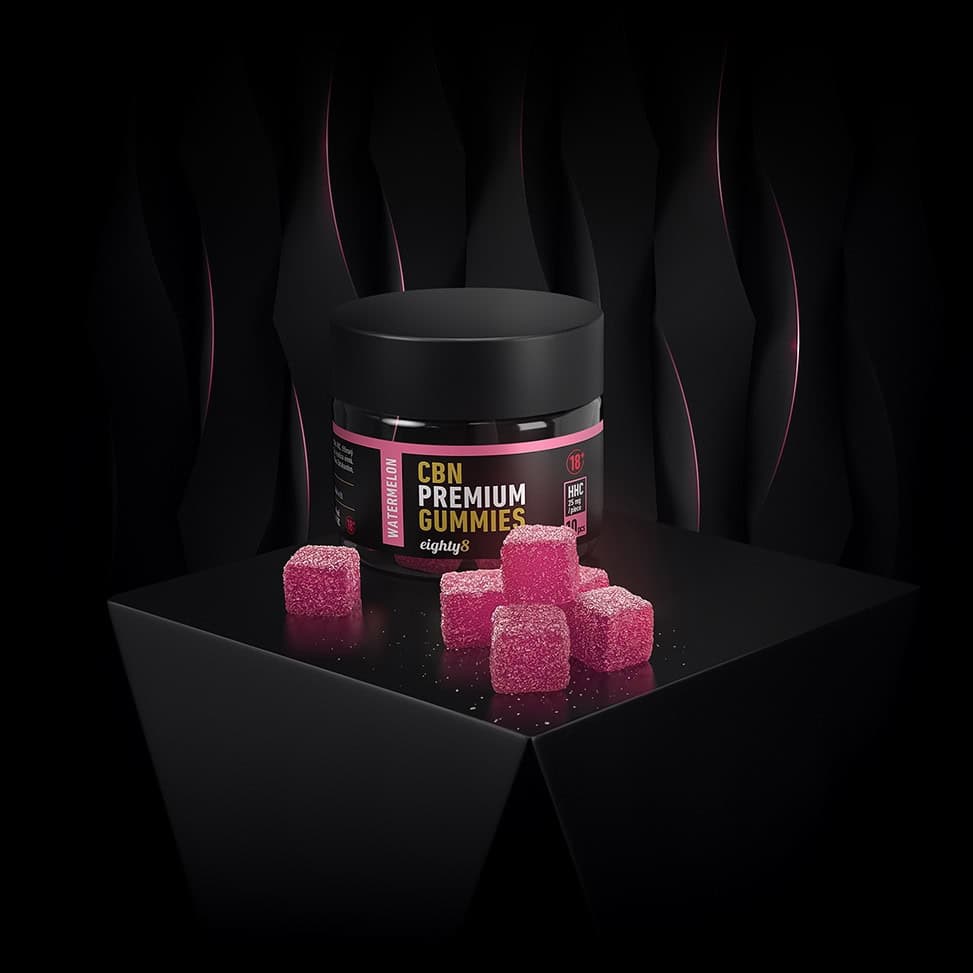 CBN cukríky na spánok Watermelon eighty8 10 kusov