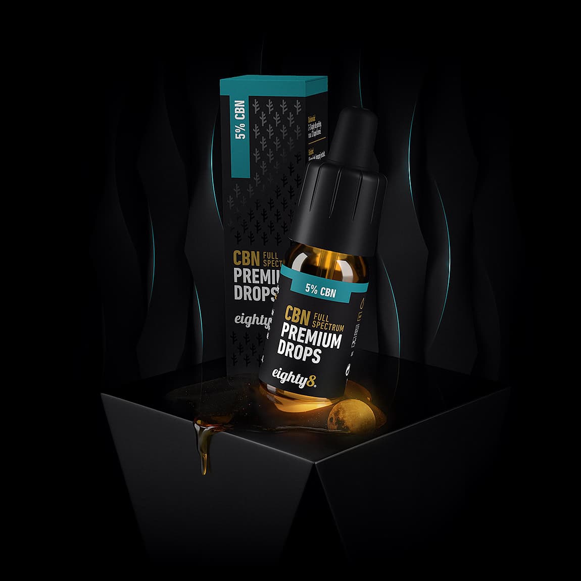 CBN kvapky 5% eighty8 10ml