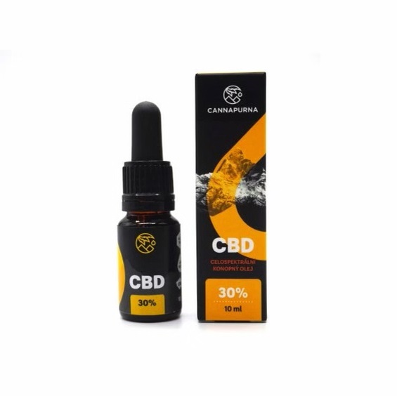 Cannapurna CBD kvapky 30% INDOOR Plné spektrum 10ml