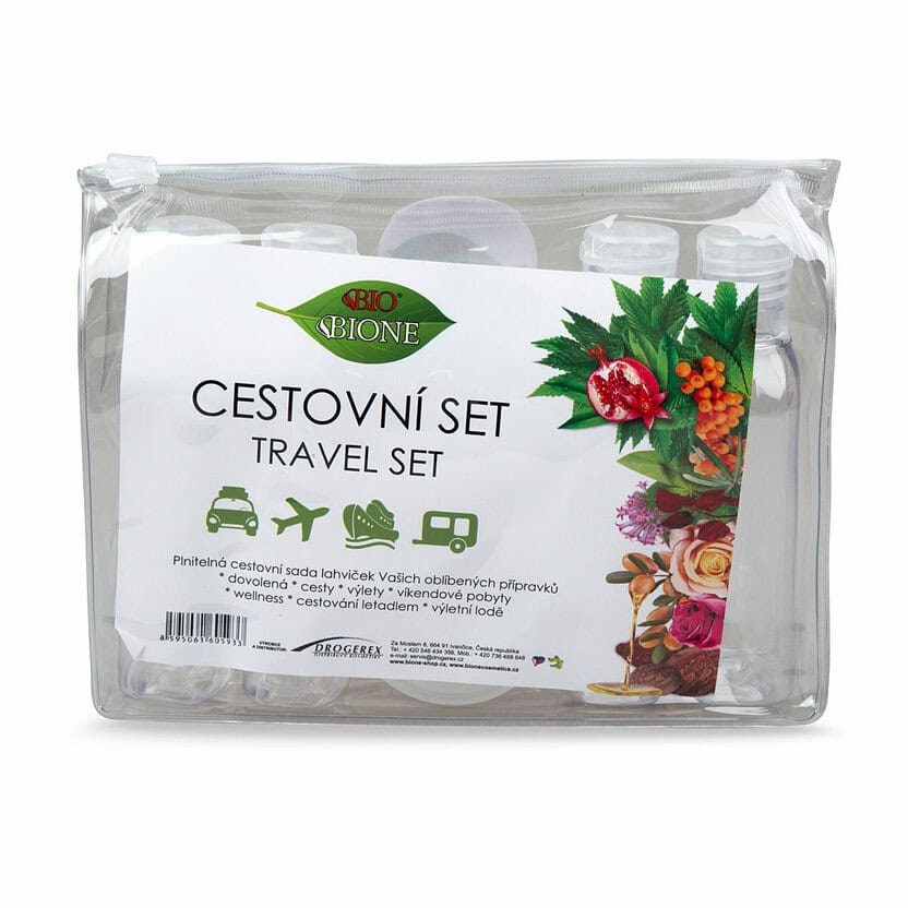 Cestovny balicek Travel set Bione prazdny
