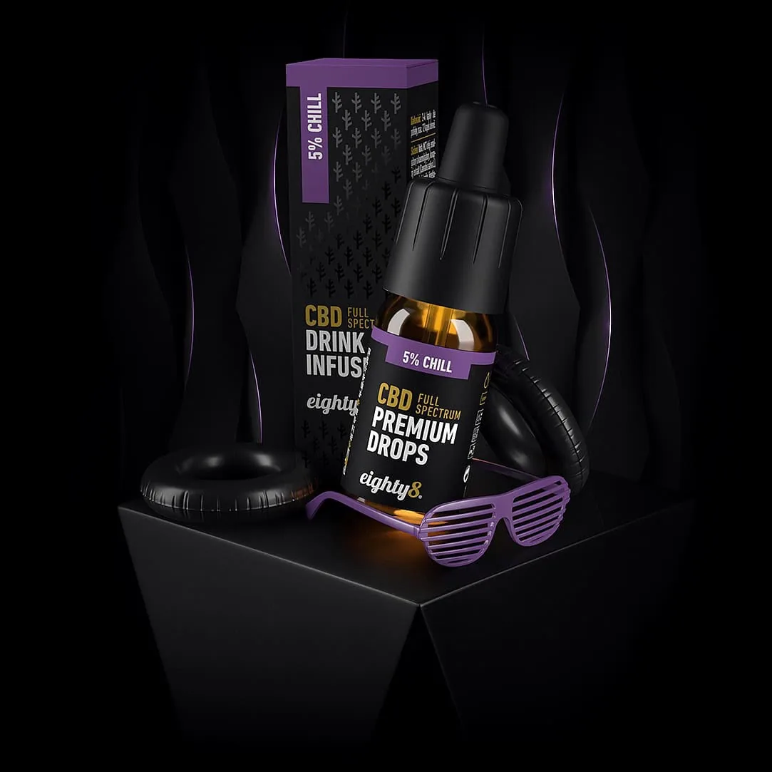Chill CBD kvapky 5 eighty8 10ml