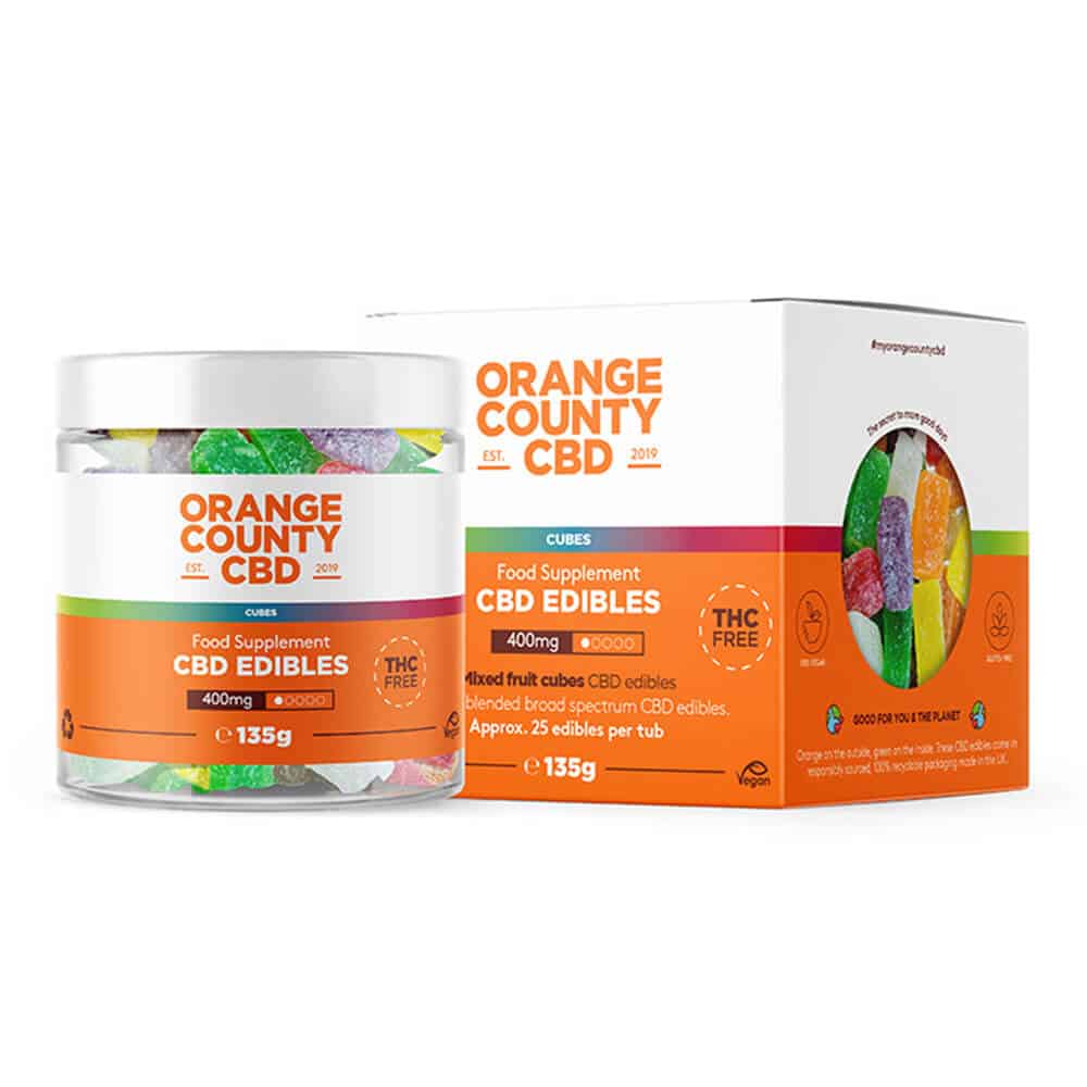 Cubes CBD gummies Orange County 135g 400mg