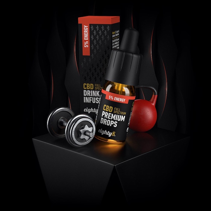 Energy CBD kvapky 5 eighty8 10ml