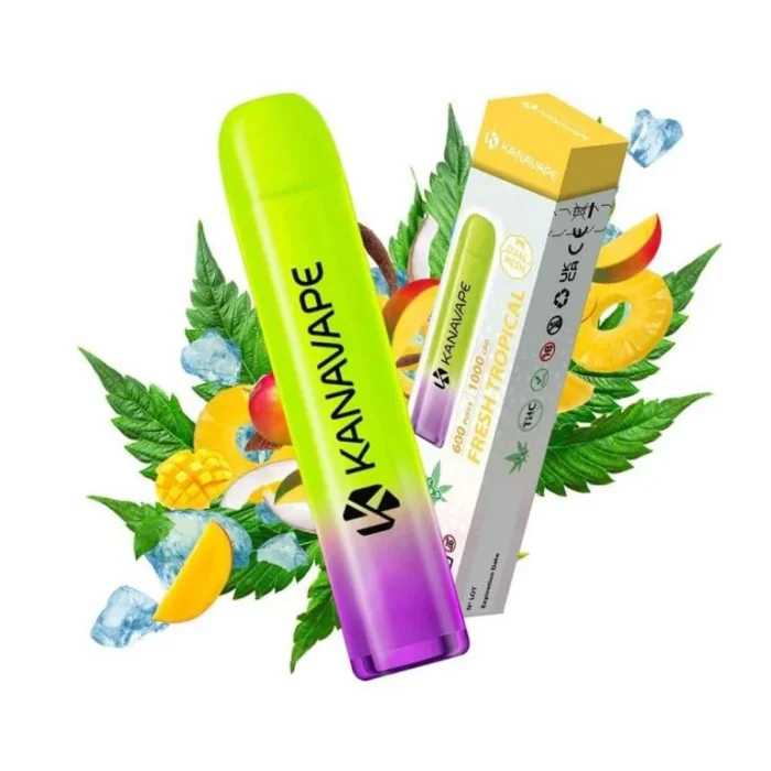 Fresh Tropical CBD vape KanaVape 600 tahov