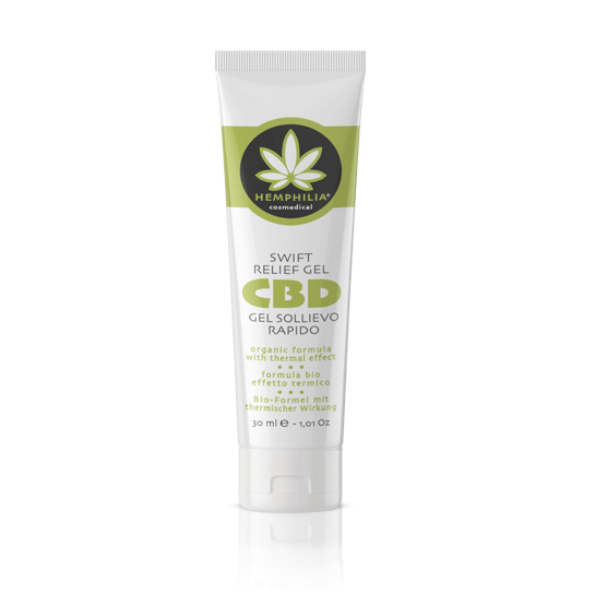 Gél na rýchlu úľavu od bolesti s CBD Hemphilia 30ml