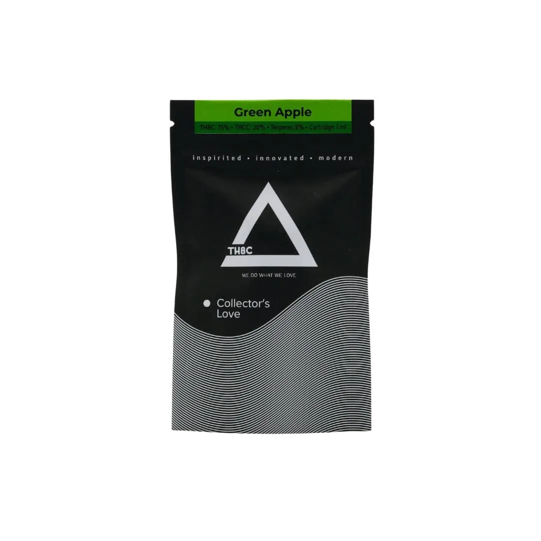 Green Apple TH8C + THCC cartridge 1ml by CBDpredajňa