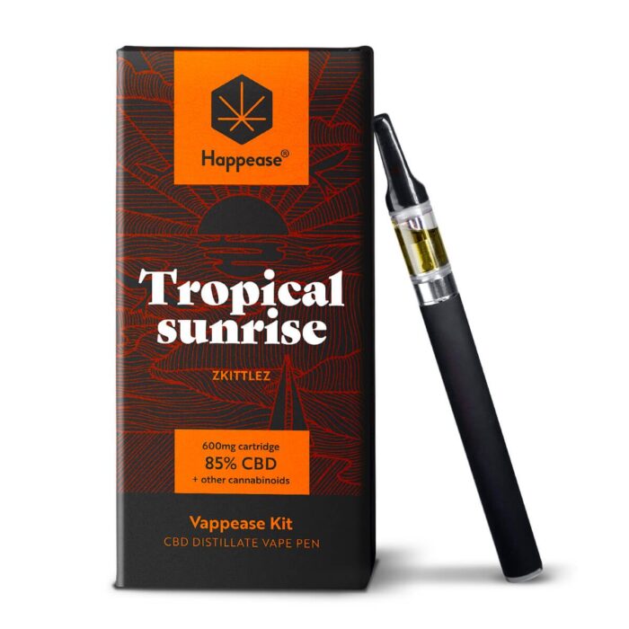 Happease vape pen CBD Tropical Sunrise KIT 85 Zkittlez
