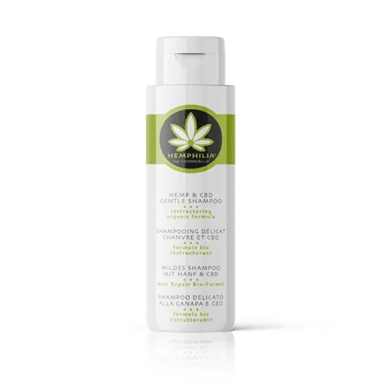 Jemny konopny sampon s CBD Hemphilia 200ml