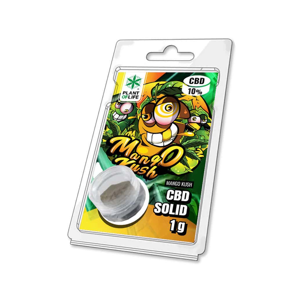 Konopna zivica CBD Solid Mango Kush Plant of Life 1g
