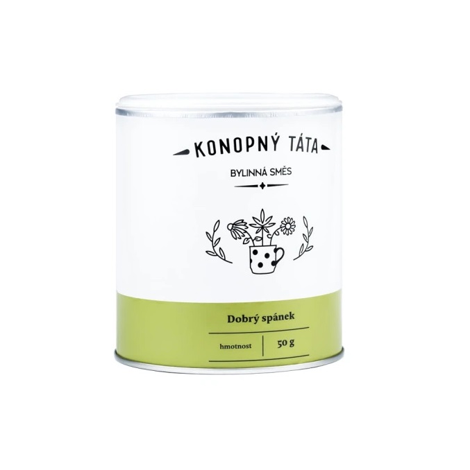 Konopný čaj Dobrý spánok Konopný Táta 50g