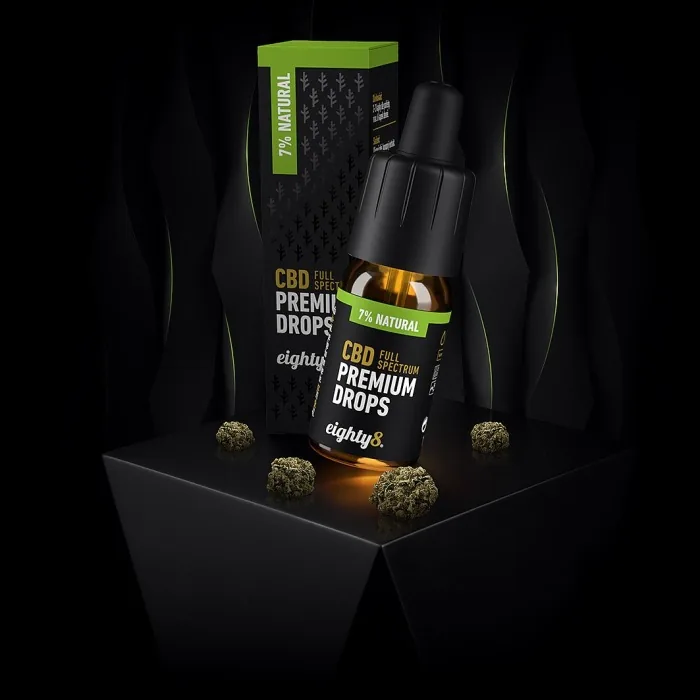 Natural CBD kvapky 7 eighty8 10ml