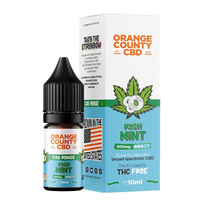 Orange County CBD liquid Kush Mint CALI