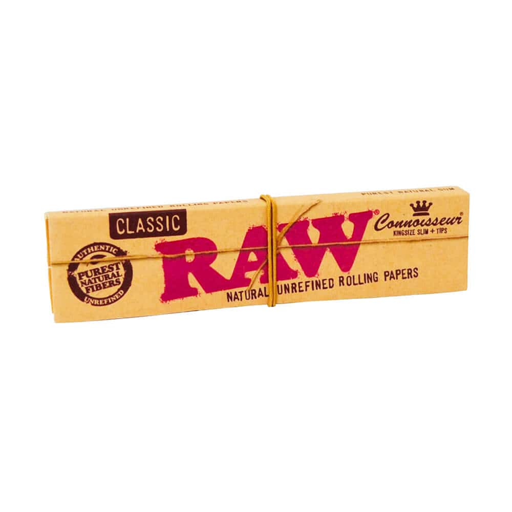 RAW Connoisseur King Size slim papieriky + tips