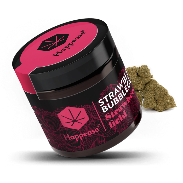 STRAWBERRY BUBBLEGUM konopne CBD sisky Happease