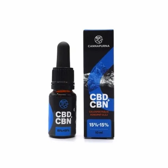 Silny CBN olej kvapky na spanie Cannapurna 30 10ml