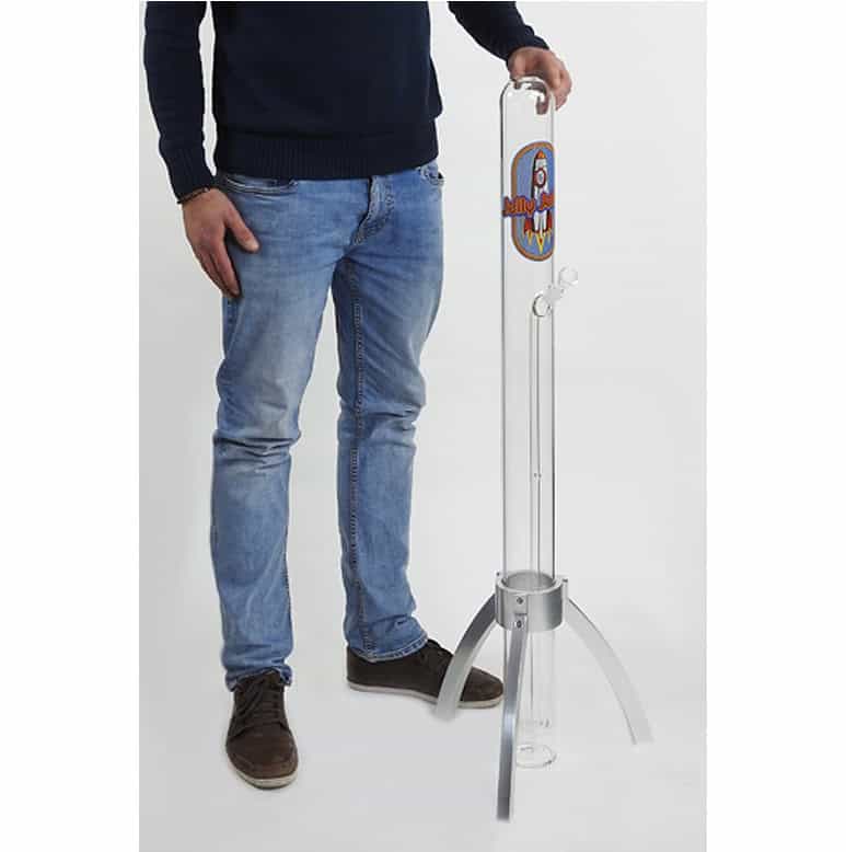 Sklenené bongo Jelly Joker Giga-Rocket 110cm