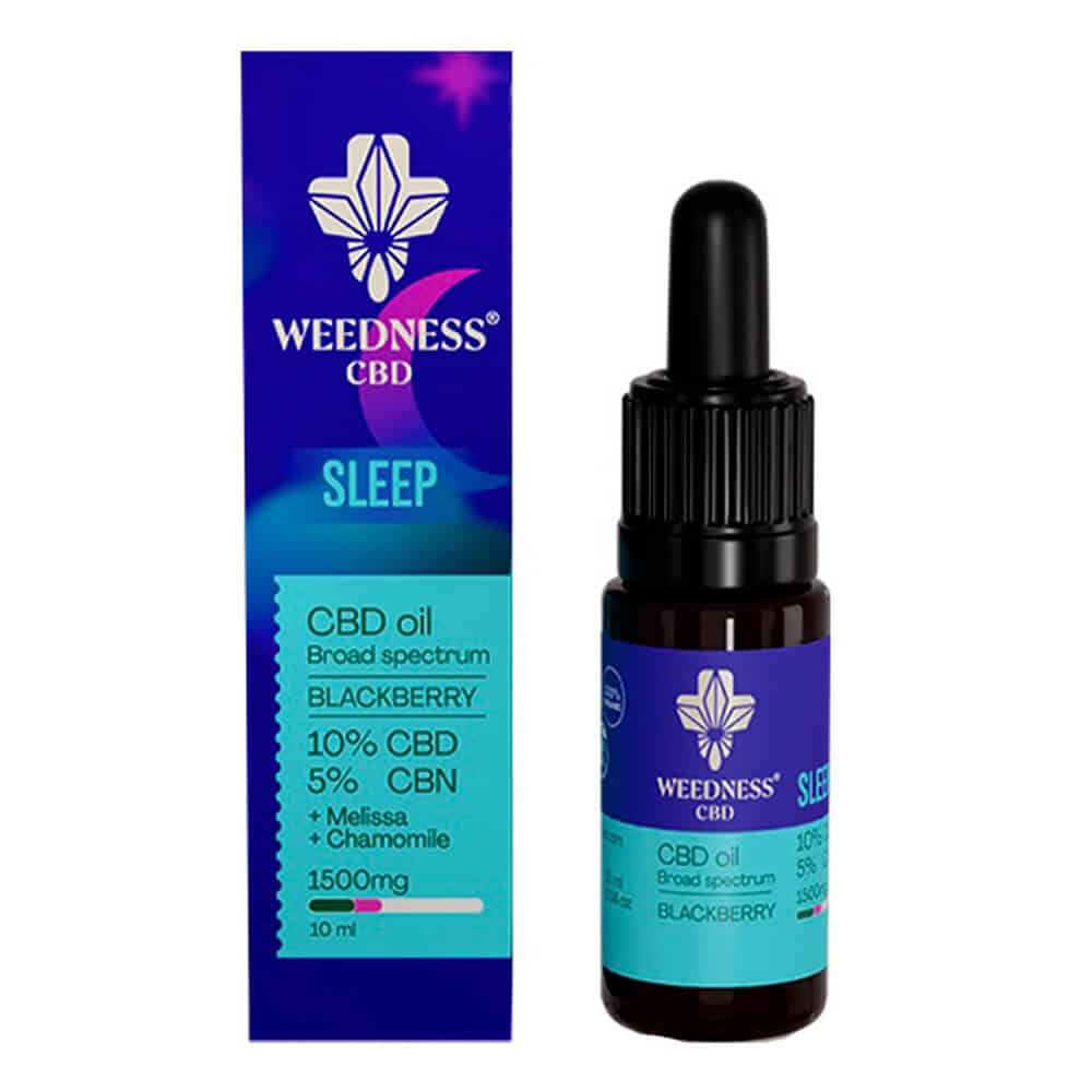 Sleep CBN kvapky WEEDNESS Rumancek Melissa 10ml