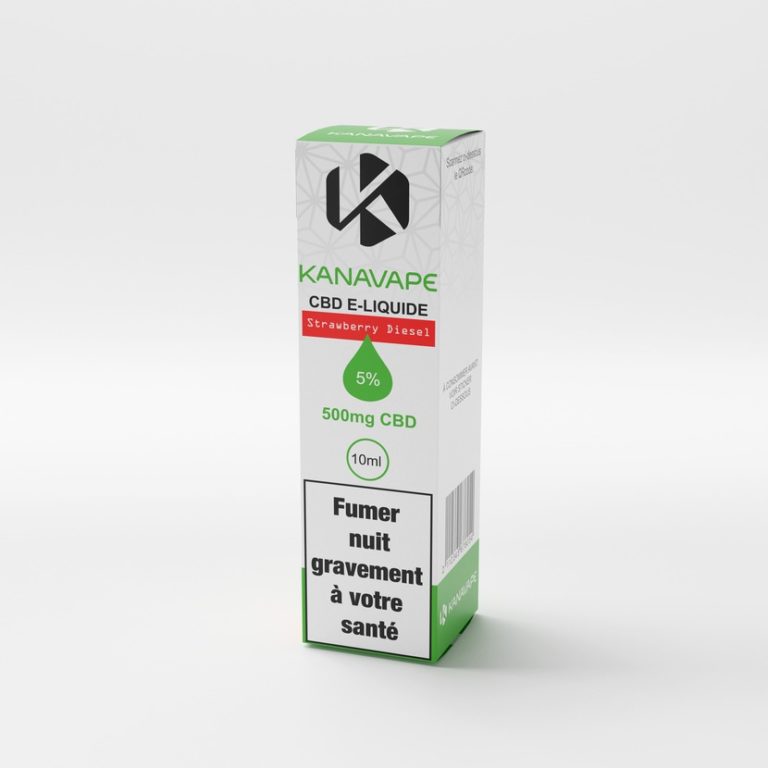 Strawberry Diesel CBD 5 e liquid KanaVape 10ml