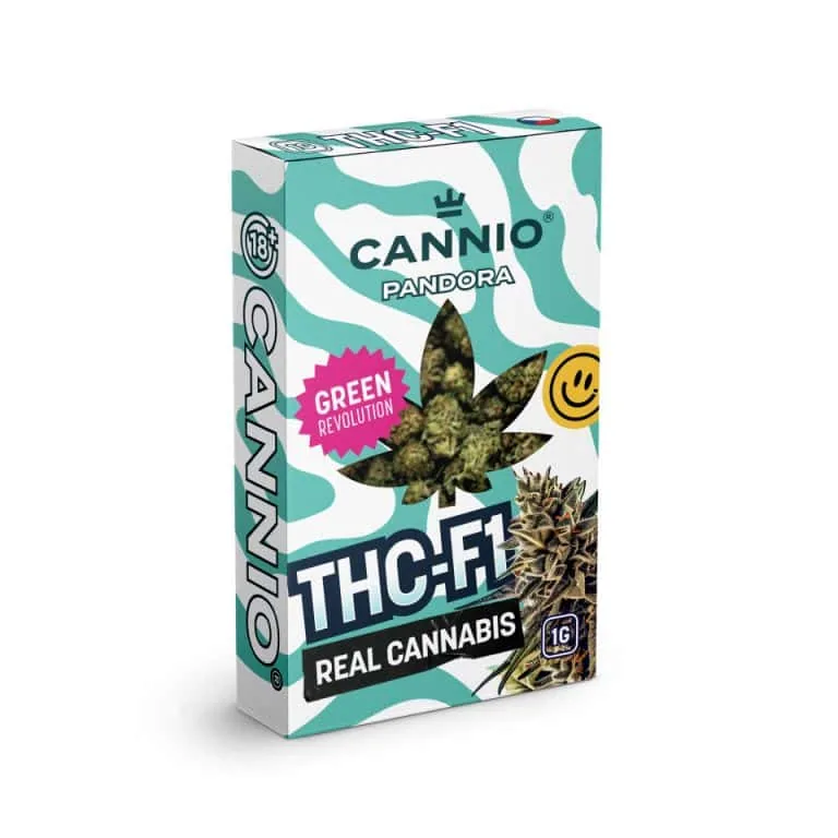 THC F1 konopne kvety CANNIO 1g pandora