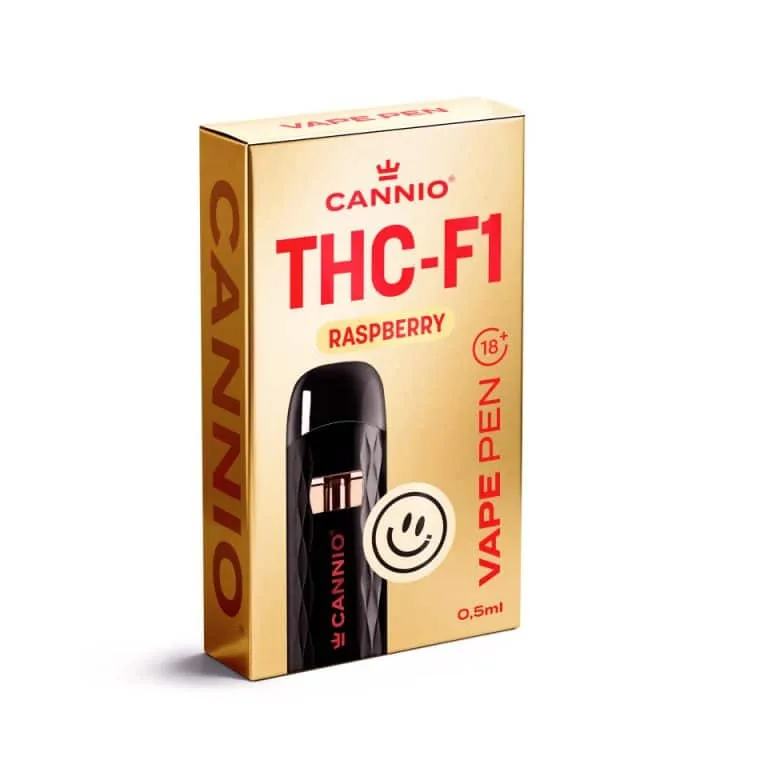 THC F1 vape pen CANNIO 05ml RASPBERRY