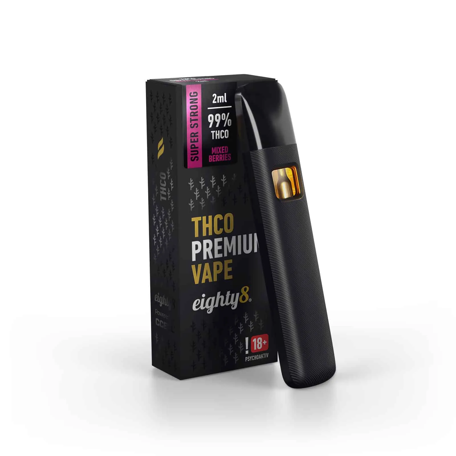 Mixed Berries THCO vape pen eighty8 99% 2ml