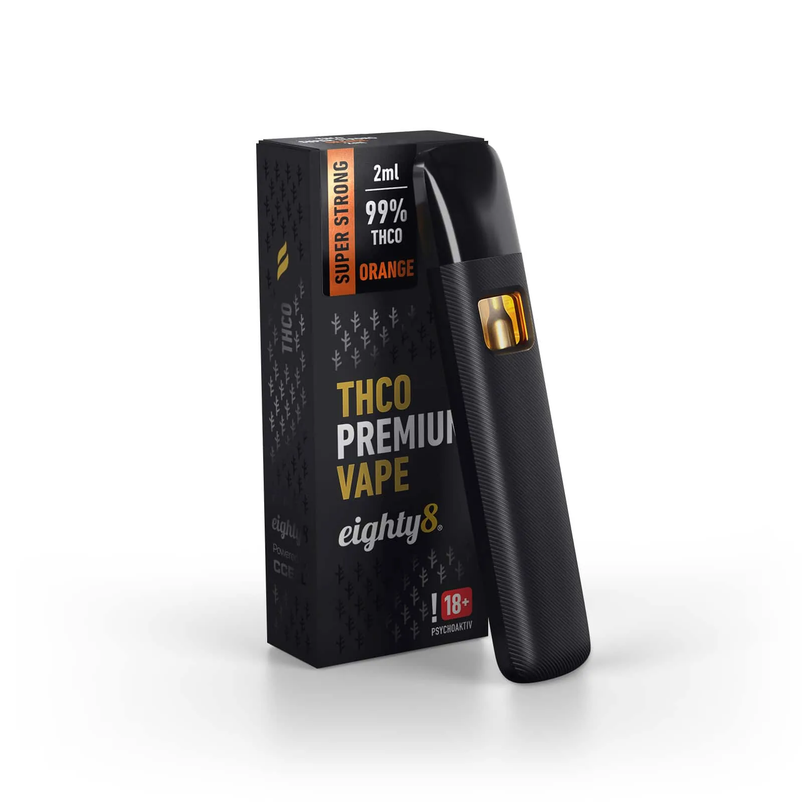 THCO vape pen ORANGE eighty8 2ml 99