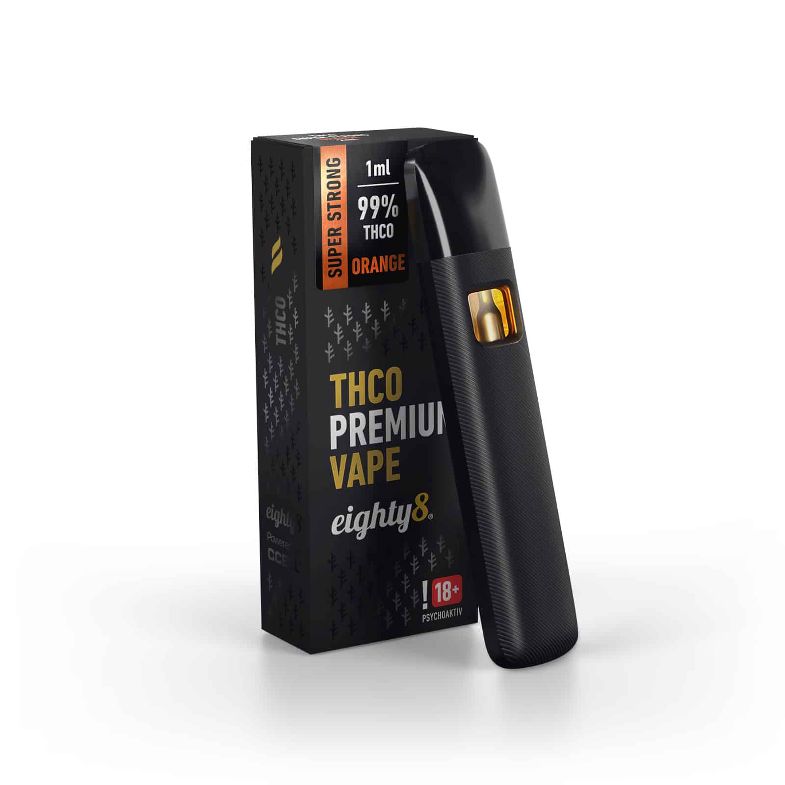 THCO vaporizacne pero ORANGE eighty8 1ml 99