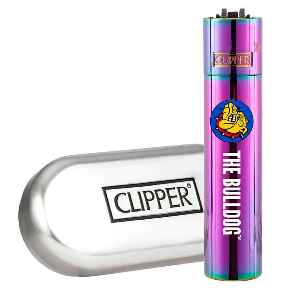 THE BULLDOG kovovy zapalovac ICY giftbox Clipper