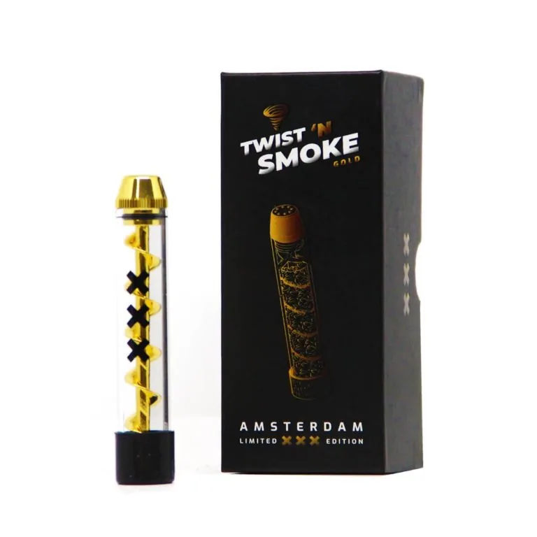 TWIST n SMOKE skleny blunt na travu GOLD
