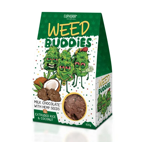 Weed Buddies EUPHORIA mliecna cokolada
