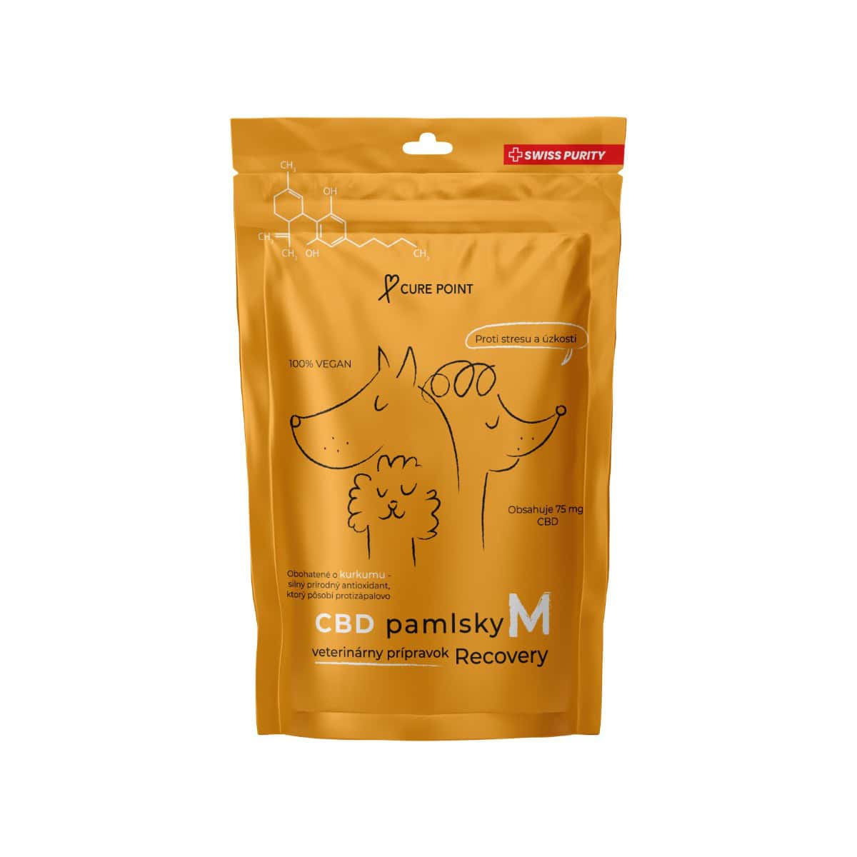 CBD Pamlsky Recovery M, 100g