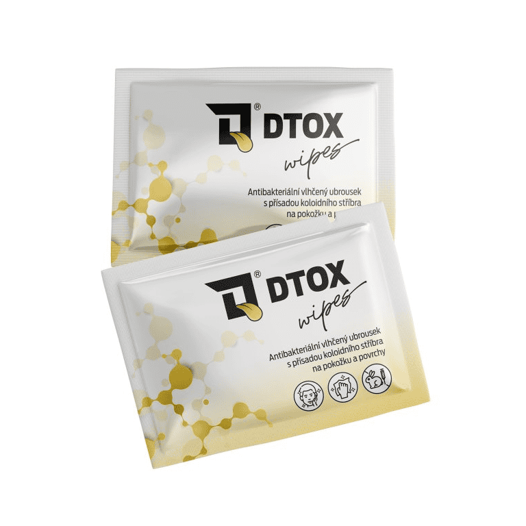 DTOX vlhčená utierka, 1ks