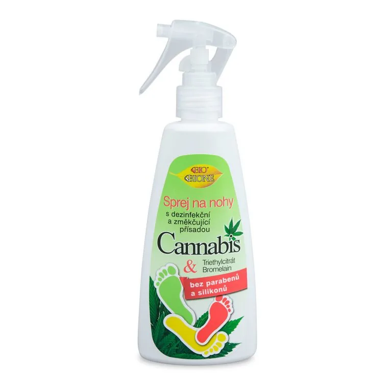 sprej na nohy z konope bione panthenol 260ml